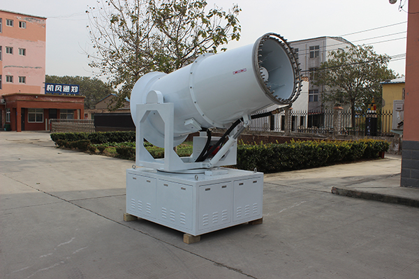 遠射程風送式霧炮機的工作原理