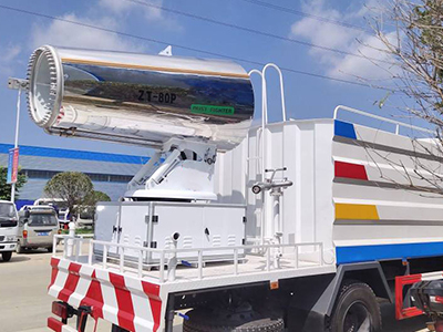 湖北某汽配集團用于我司車載霧炮機現場實拍