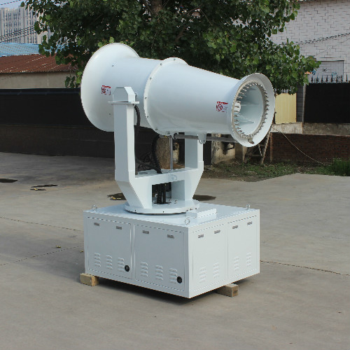 霧炮機(jī)在建筑工地降溫除塵