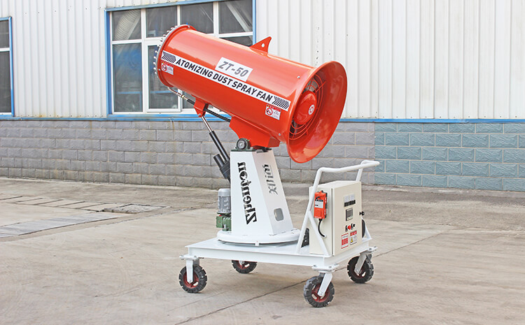 遠程全自動控塵霧炮機噴頭堵塞如何處理？