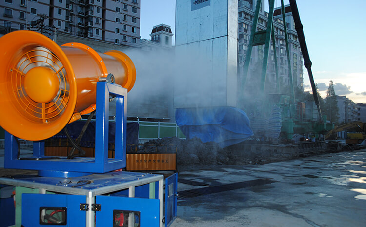 風(fēng)送式除塵霧炮機(jī)的適用范圍