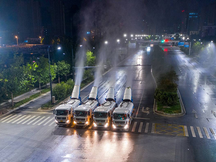 除塵霧炮機的供水壓力有什么作用？