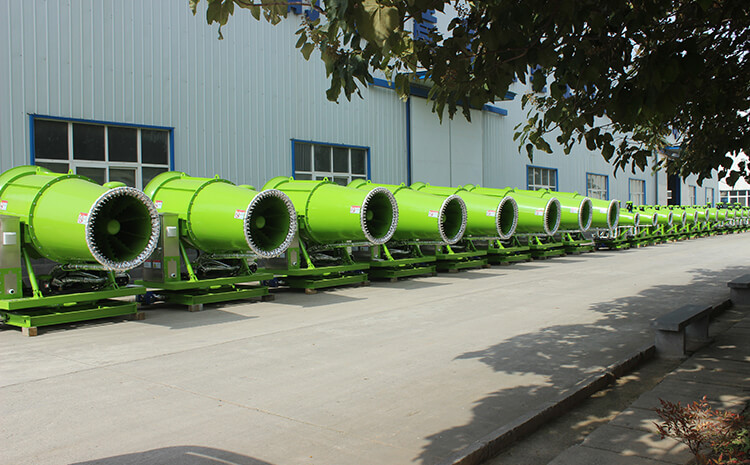 砂石廠降塵霧炮機(jī)要如何安裝才能實(shí)現(xiàn)降塵效果最大化？