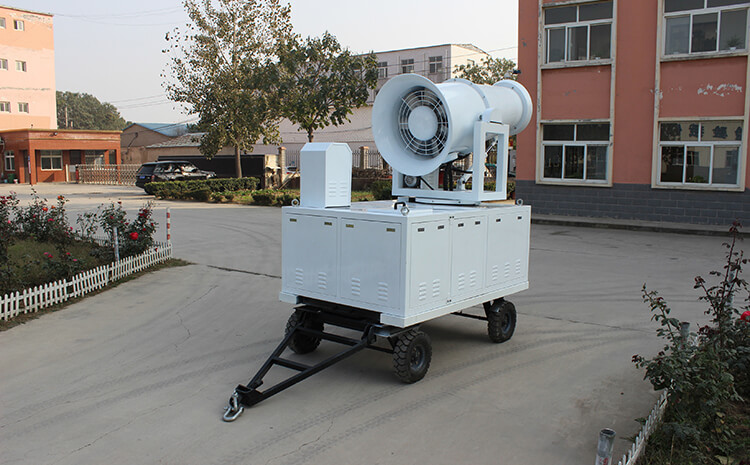 鄭通廠家?guī)懔私?0米小型霧炮機(jī)參數(shù)規(guī)格！