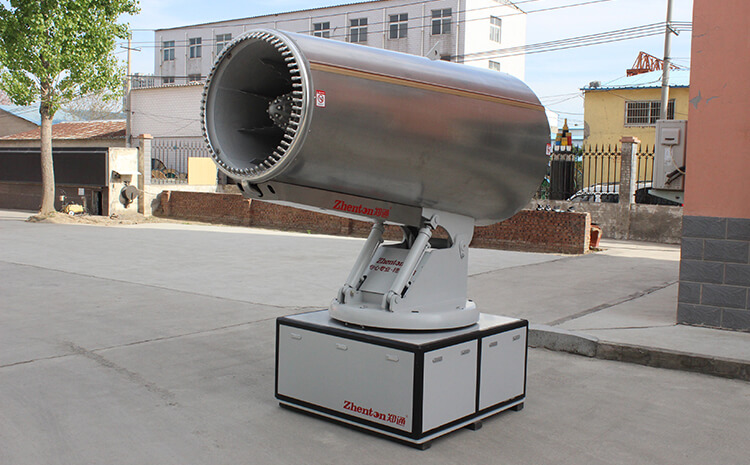 鋼廠粉塵治理？推薦您選鄭通遠程降塵霧炮設備！