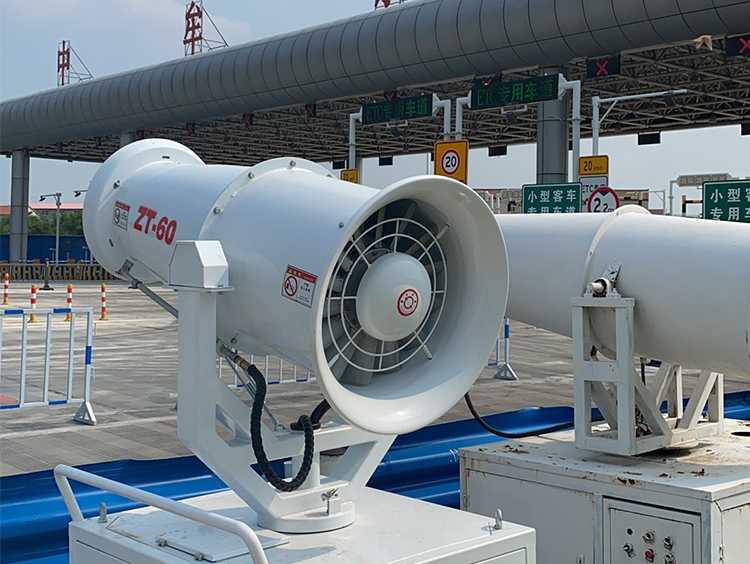 車載式霧炮機對粉塵污染治理有什么作用？