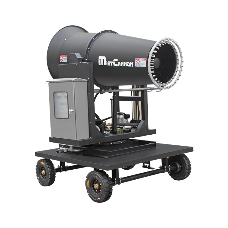 移動霧炮機抑塵效率如何？